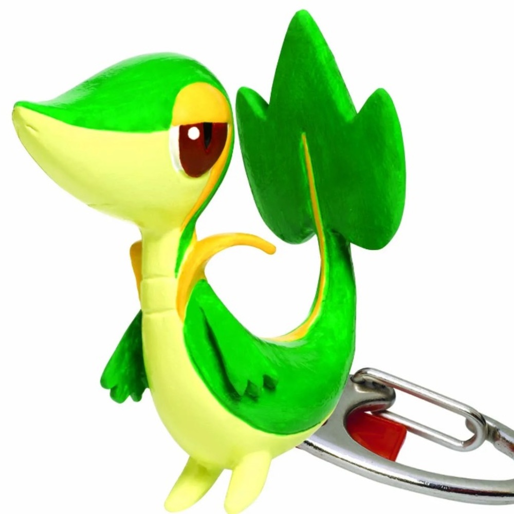 Release or Capture your Pokemon 23 Snivy Pokemon Keyring by Basic Fun!